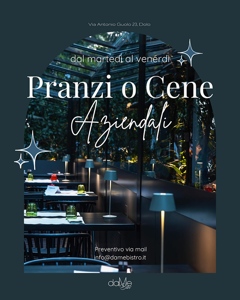 pranzo e cene aziendali