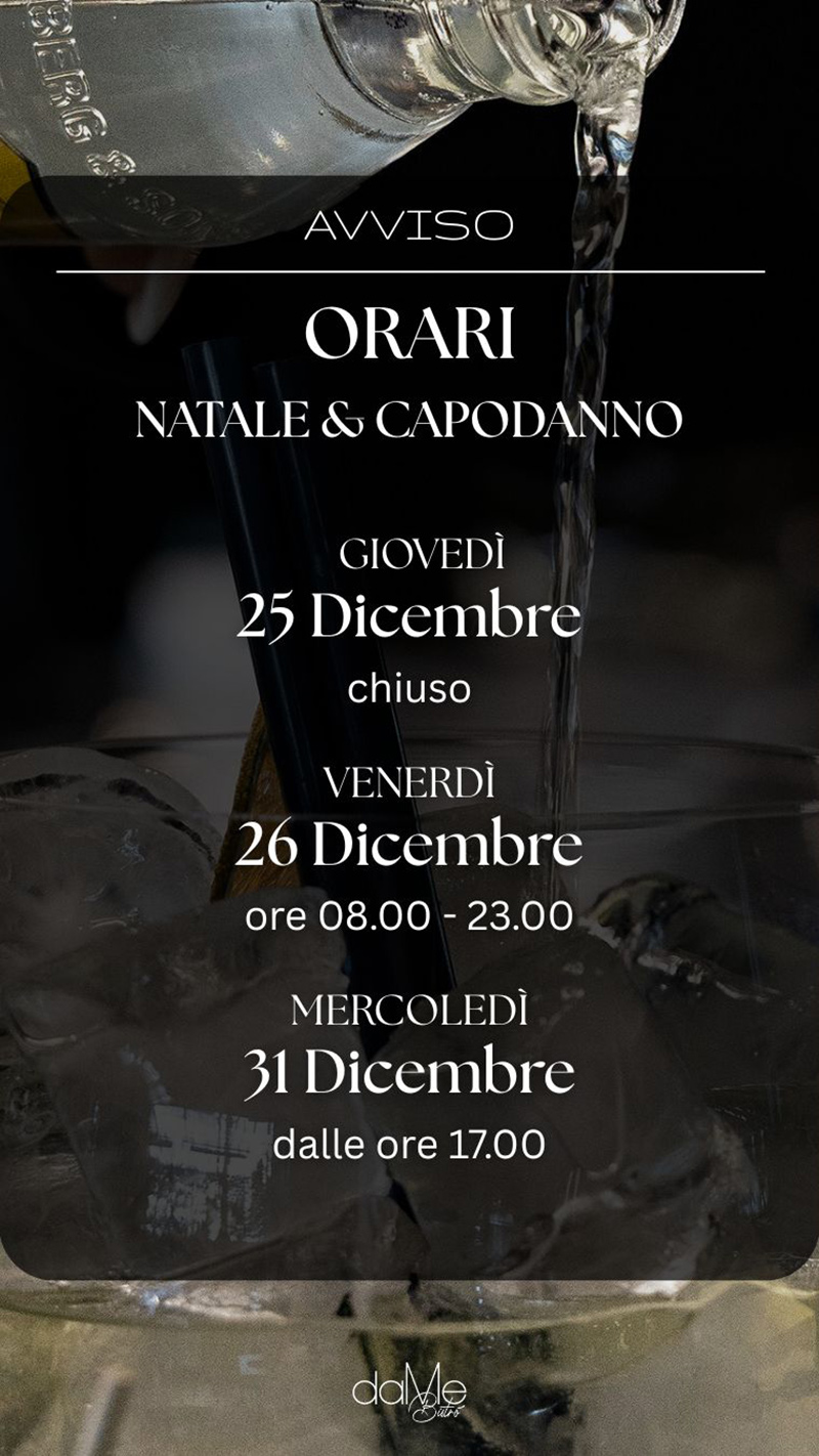 Orari Natale Capodanno 2025-26